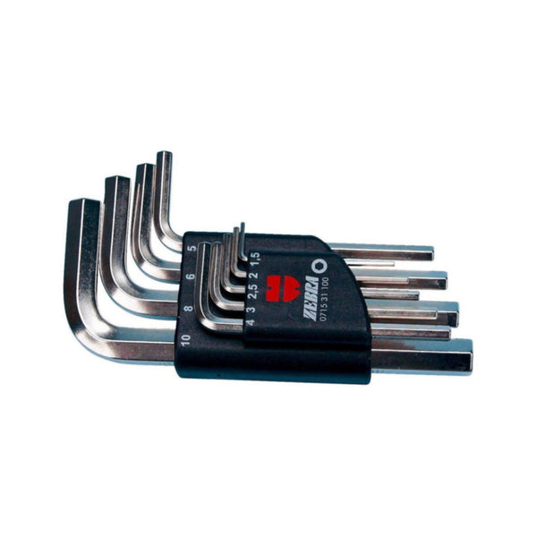Würth ZEBRA Allen Key Assortment with Plastic Holder - Short