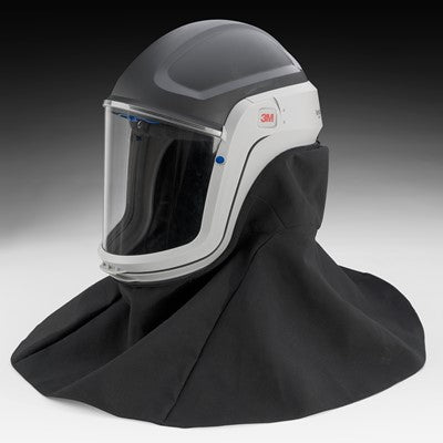 3M Versaflo M-407 PAPR Respirator Premium Visor & Flame Resistant Shroud Helmet Assembly