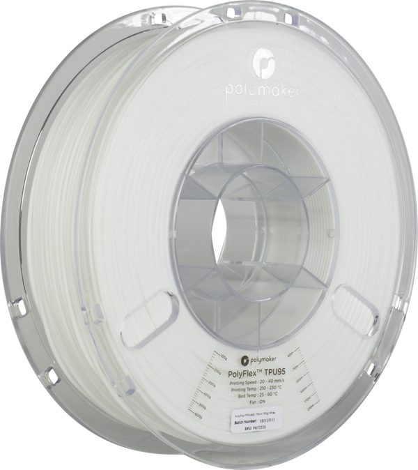 Polymaker PolyFlex TPU95 1.75mm White