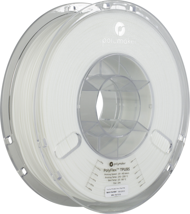 Polymaker PolyFlex TPU95 1.75mm White