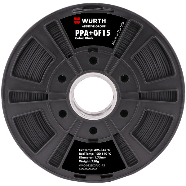 Würth Additive Group Filament - PPA+GF15 – Wurth Additive Group