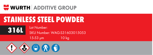 316L Stainless Steel Alloy Powder (15-53 µm)