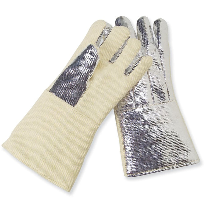 "Fire-rated gloves" - CPA Aluminized Back 1200°F & 900°F High Temperature Heat Resistant Gloves