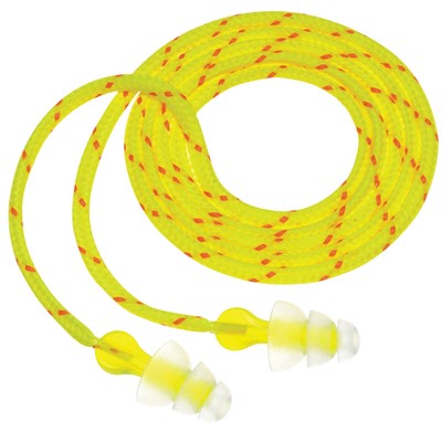 3M Tri-Flange Cloth Cord NRR 26 Reusable Ear Plugs, Pair – Wurth ...